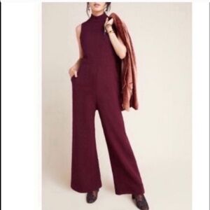 Eva Franco Mock Neck Jumpsuit for Anthropologie